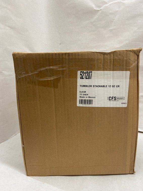 Case of 12 oz Clear Stackable Tumblers