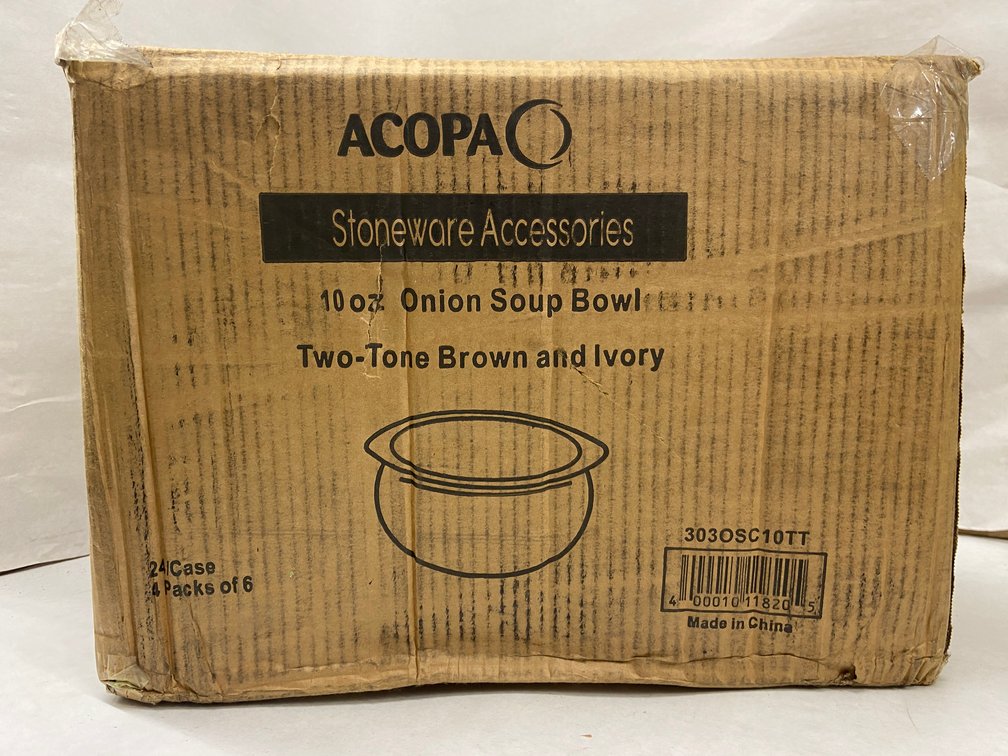 Case of Acopa 10 oz. Onion Soup Bowls