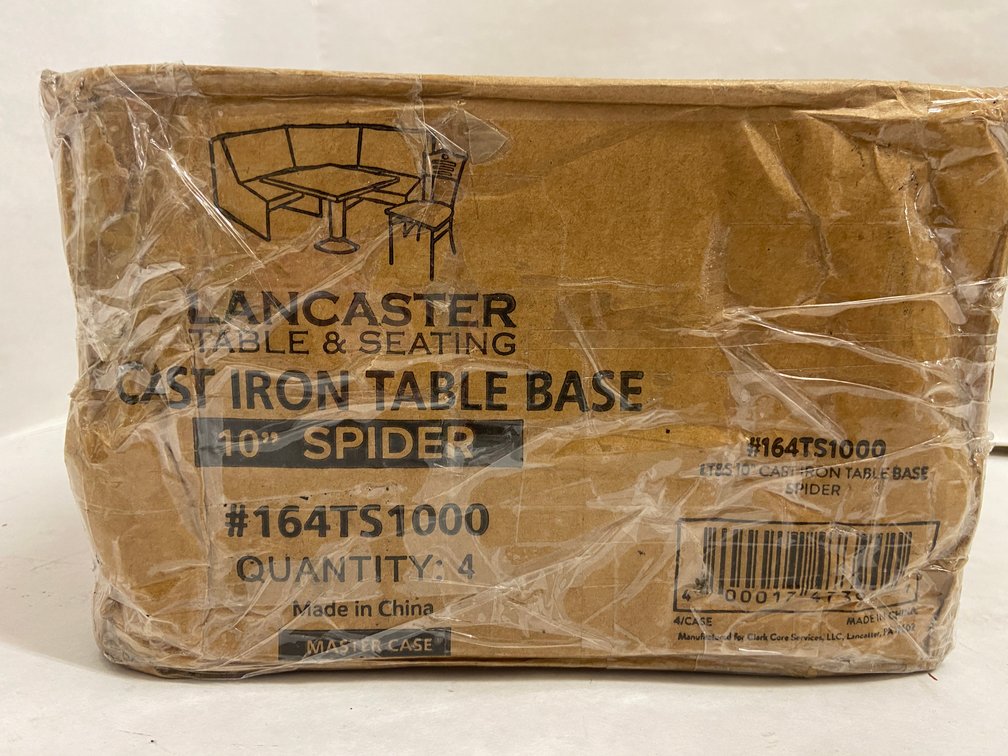 Case of Cast Iron Table Bases