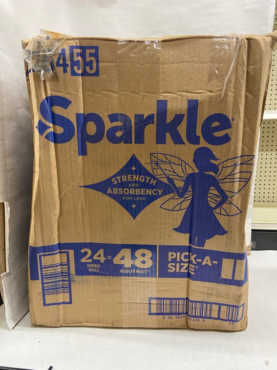 Case of Sparkle Paper Towels