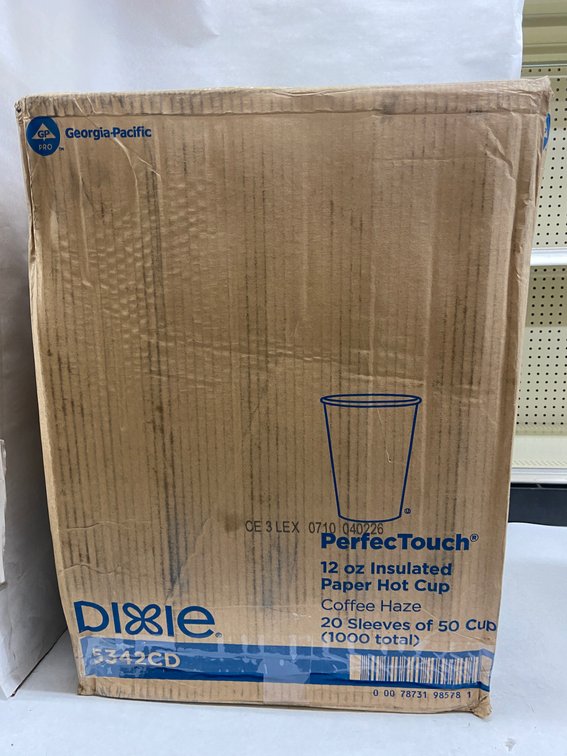 Case of Dixie PerfectTouch Hot Cups