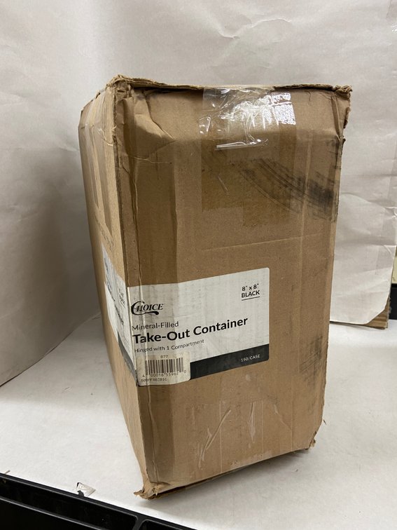 Case of Choice Mineral-Filled Take-Out Containers