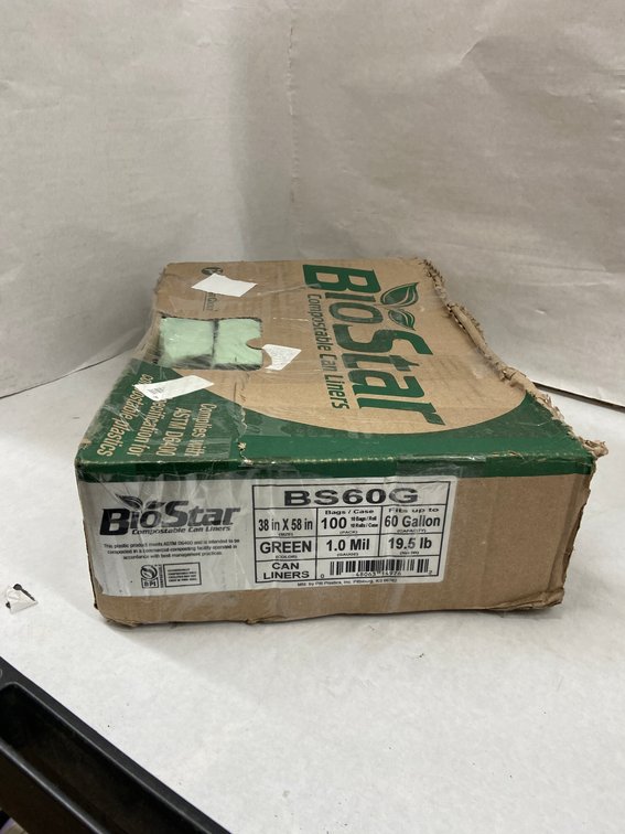 Case of BioStar Compostable Can Liners