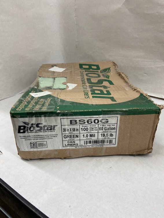 Case of BioStar Compostable Can Liners
