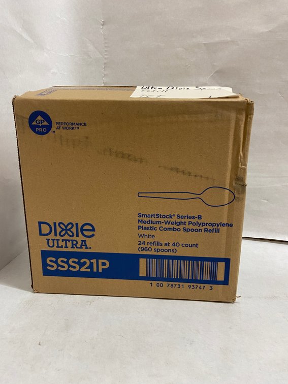 Case of Dixie Ultra Plastic Spoons