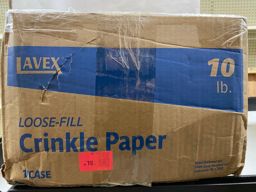 Case of Avex Loose-Fill Crinkle Paper