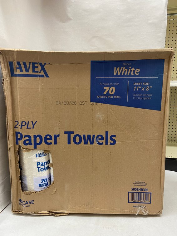 Case of Lavex 2-Ply Paper Towels