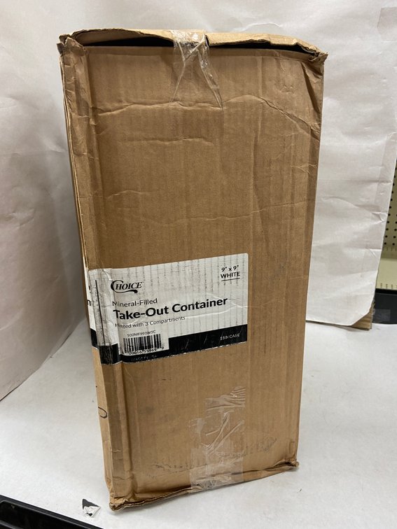 Case of Choice Mineral-Filled Take-Out Containers