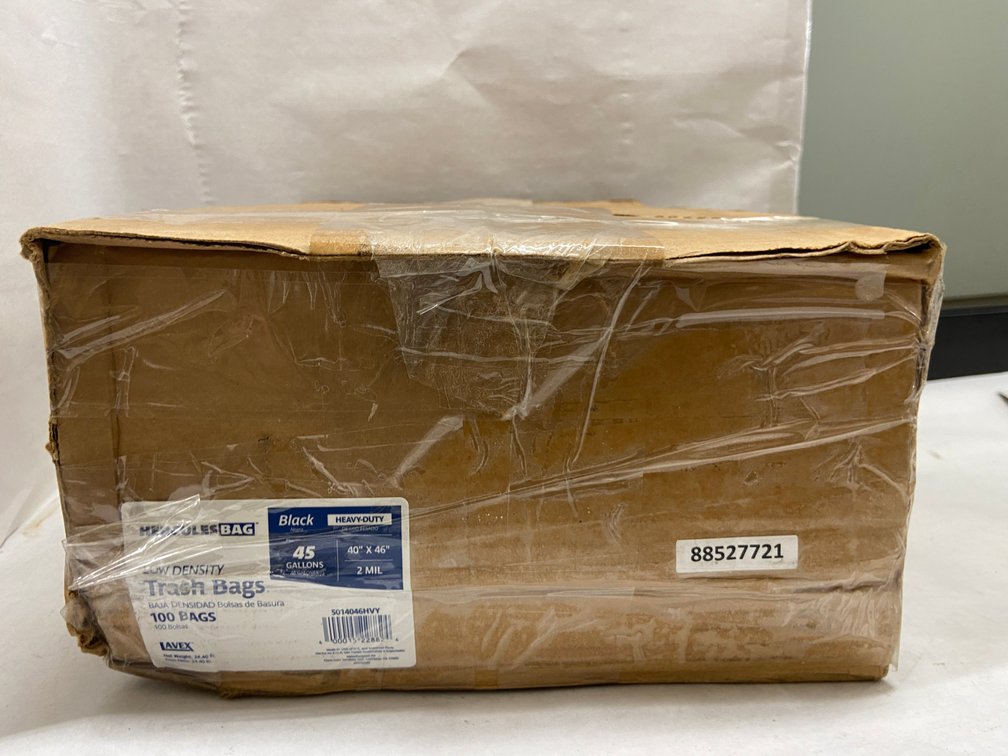 Case of Lavex Hercules Trash Bags