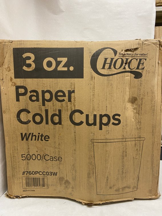 Case of 3 oz. Paper Cold Cups