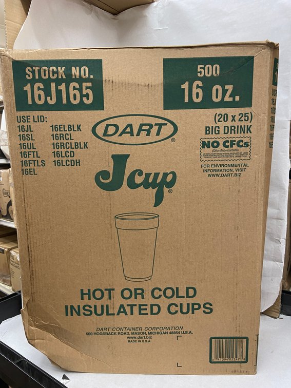 Case of Dart Insulated Cups