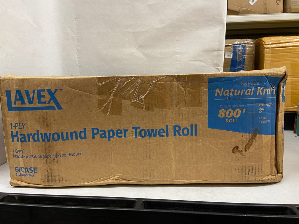 Case of Lavex Hardwound Paper Towel Rolls