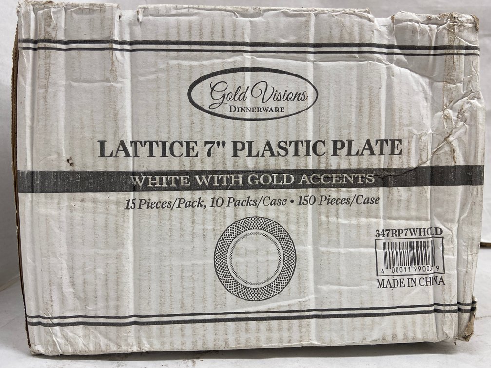 Case of 7-inch Plastic Plates