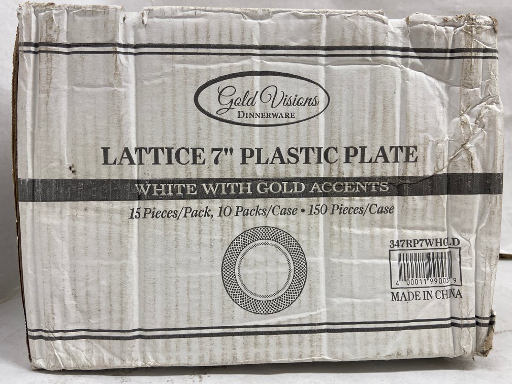Case of 7-inch Plastic Plates