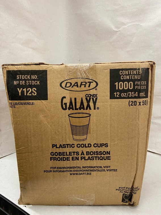 Case of Dart Galaxy Plastic Cold Cups