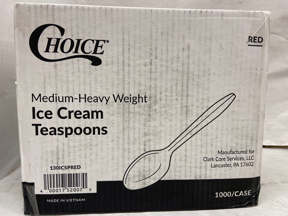 Case of Ice Cream Teaspoons