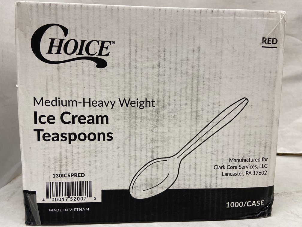 Case of Ice Cream Teaspoons
