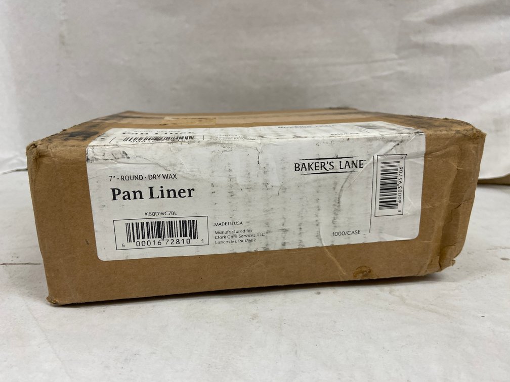 Case of 7" Round Dry Wax Pan Liners