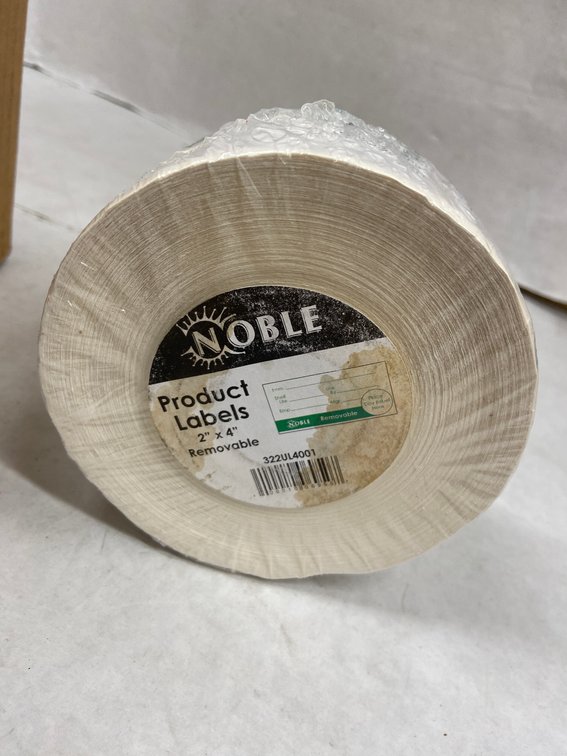 Noble Removable Product Labels