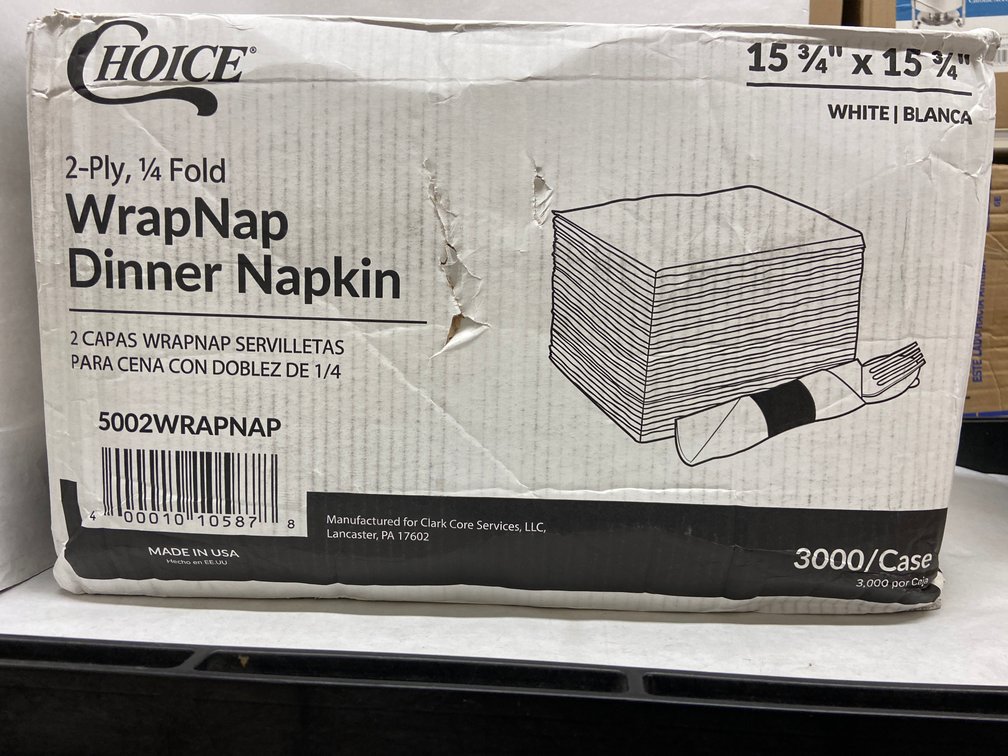 Case of WrapNap Dinner Napkins