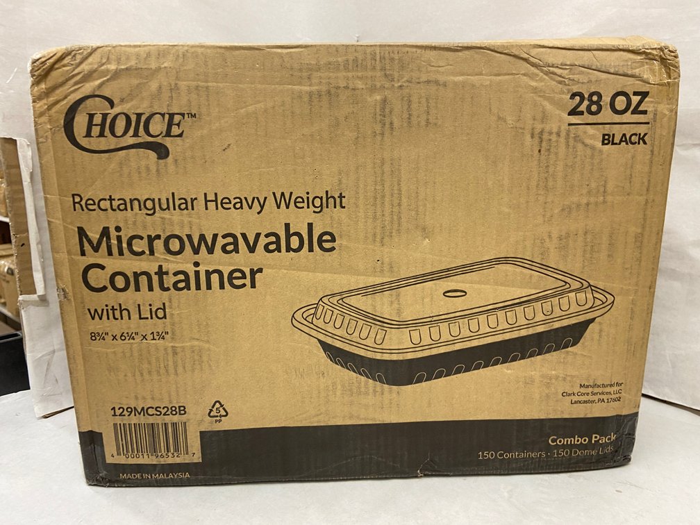 Case of Choice 28 oz Microwavable Containers