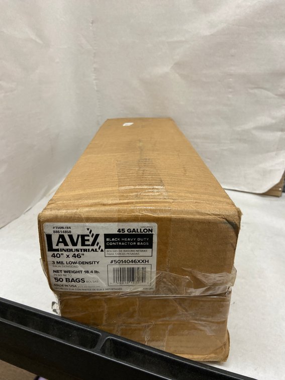 Case of Lavex 45 Gallon Contractor Bags