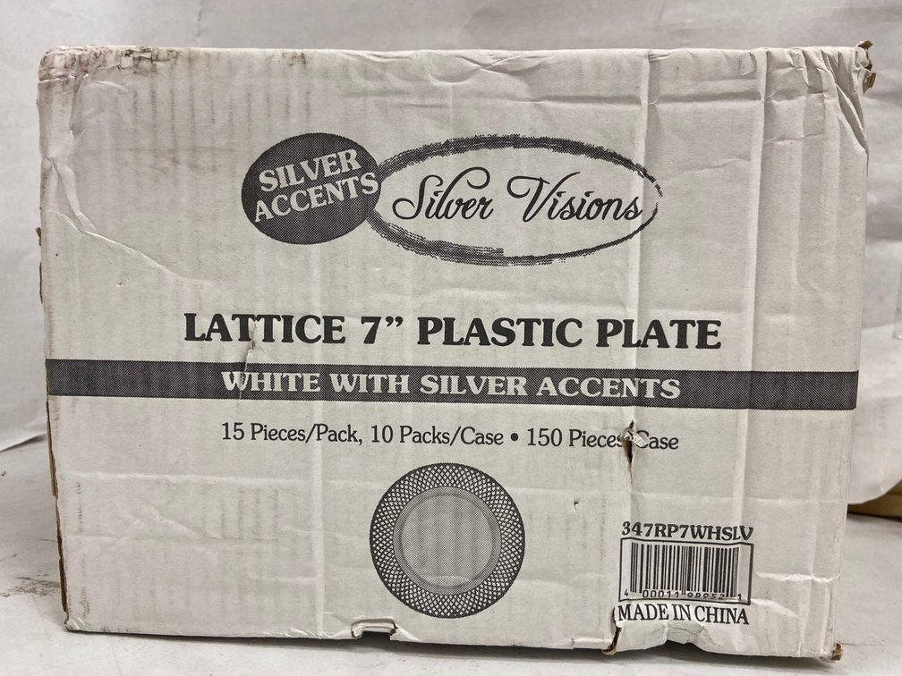 Case of 7-inch Plastic Plates
