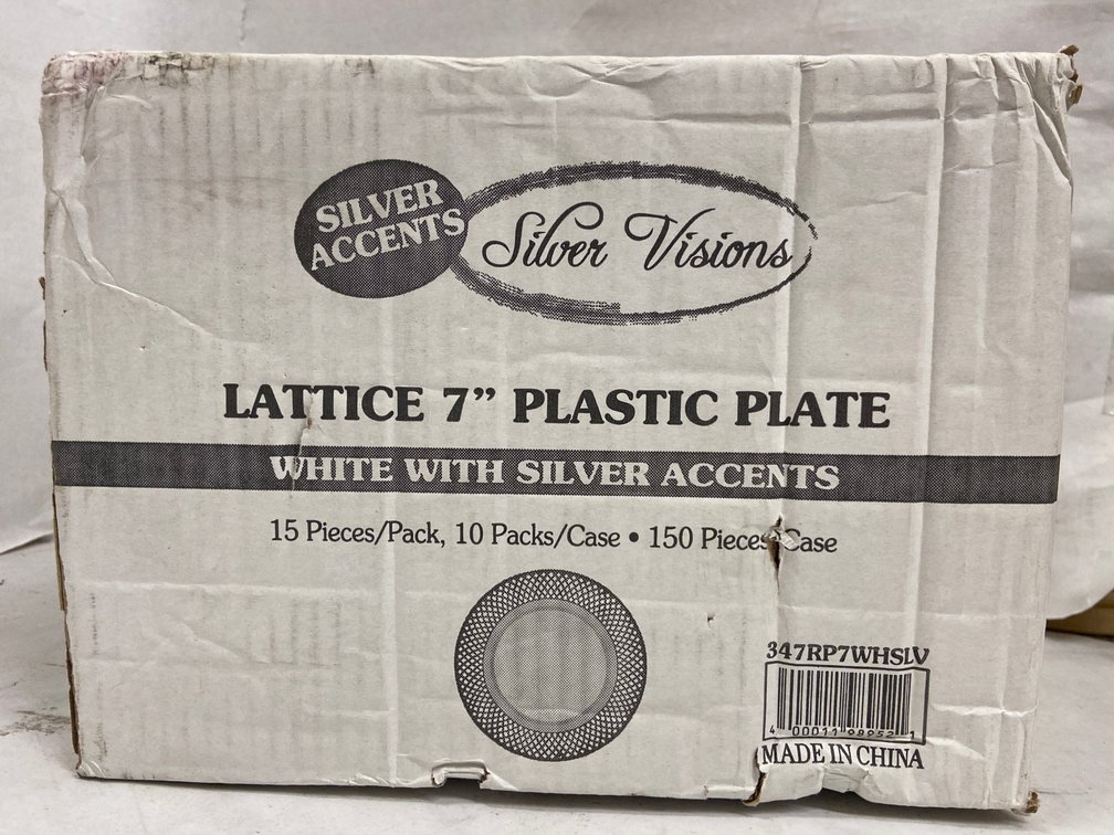 Case of 7 inch Plastic Plates