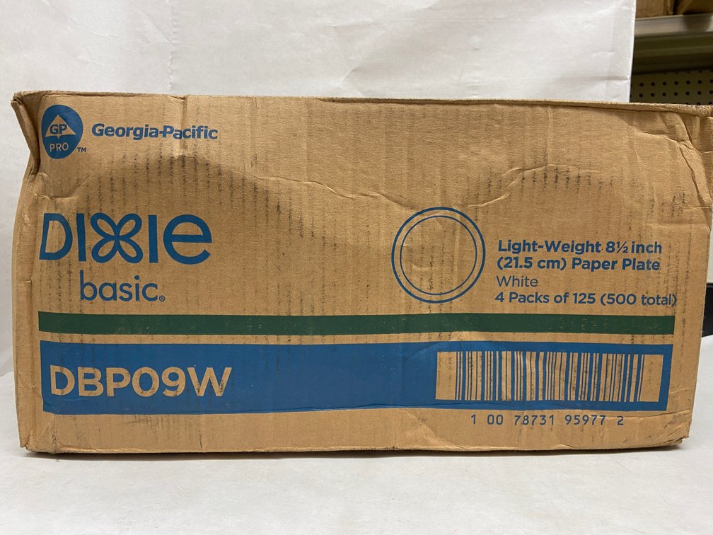 Case of Dixie Basic Paper Plates