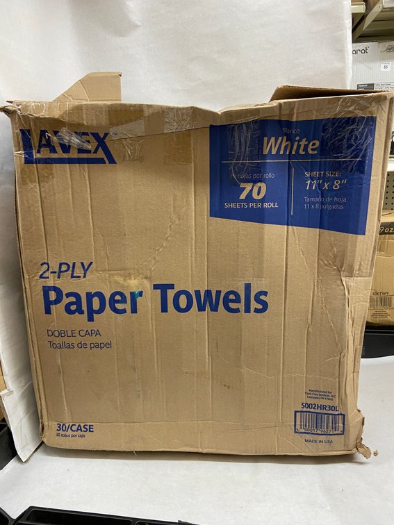 Case of Lavex 2-Ply Paper Towels
