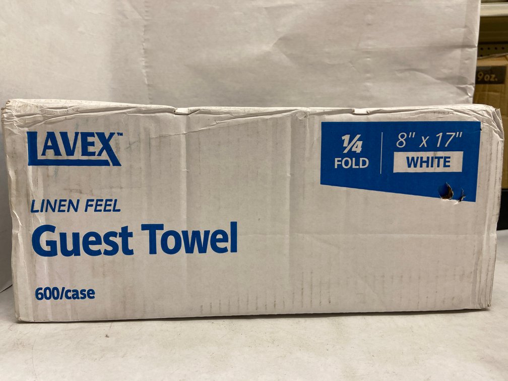 Case of Lavex Guest Towels