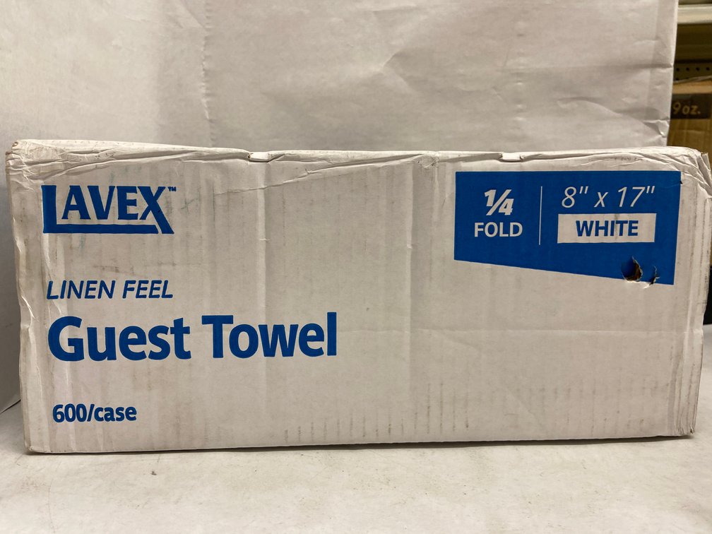 Case of Lavex Linen Feel Guest Towels