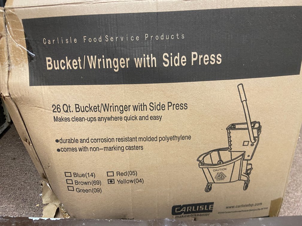 Carlisle Bucket/Wringer with Side Press
