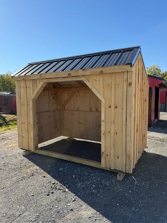 New 6'x10' Animal Run In Shed