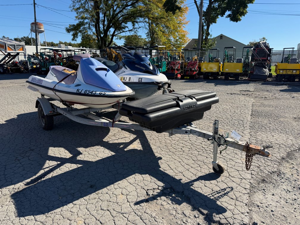 (2) Sea-Doo Jet Skis w/ Trailer