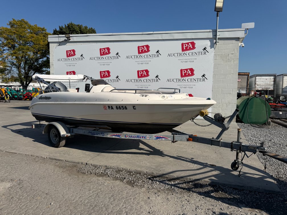 2008 Hurricane 16' Boat w/ Trailer