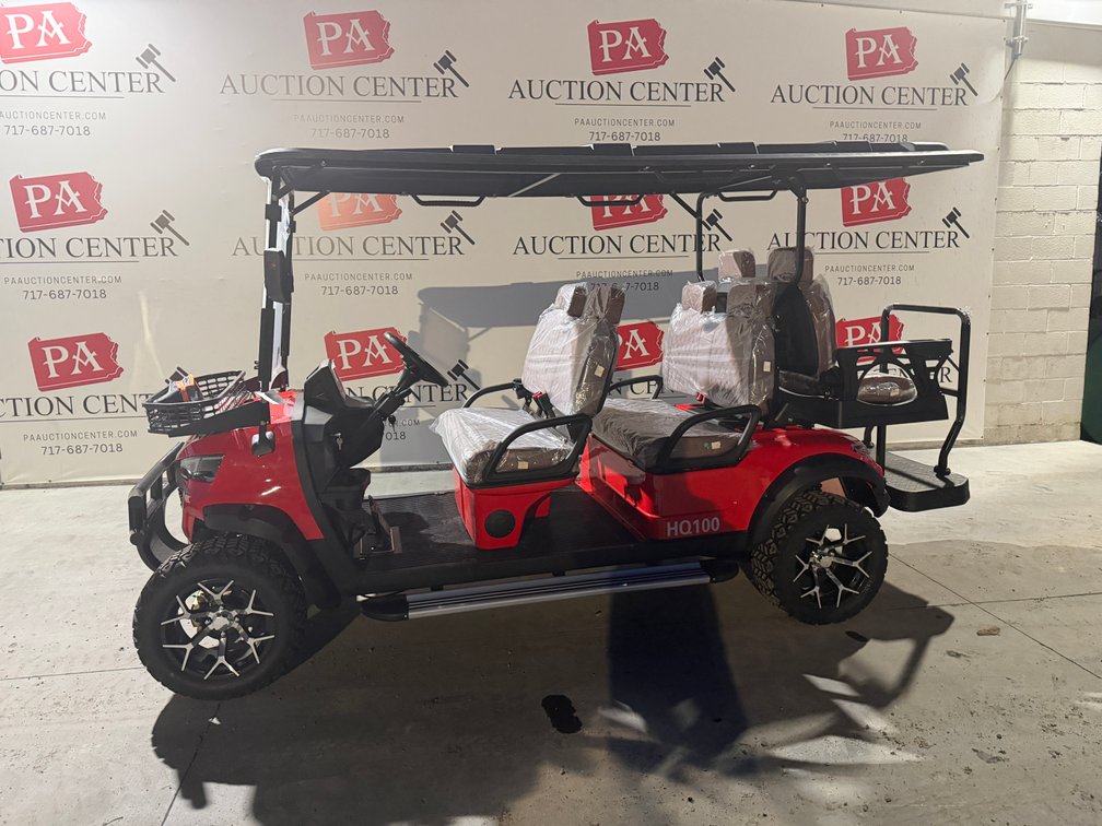 New SDLANCH  60V Electric Golf Cart Red