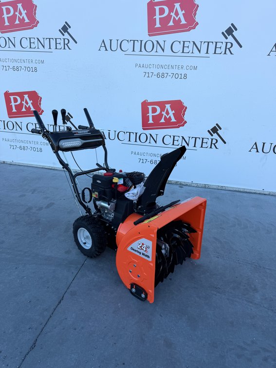 New 24" Dual Stage Walk Behind Snow Blower