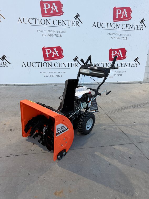 New 24" Dual Stage Walk Behind Snow Blower
