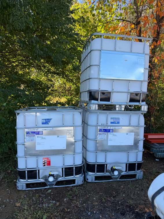 (3) Used Liquid Totes