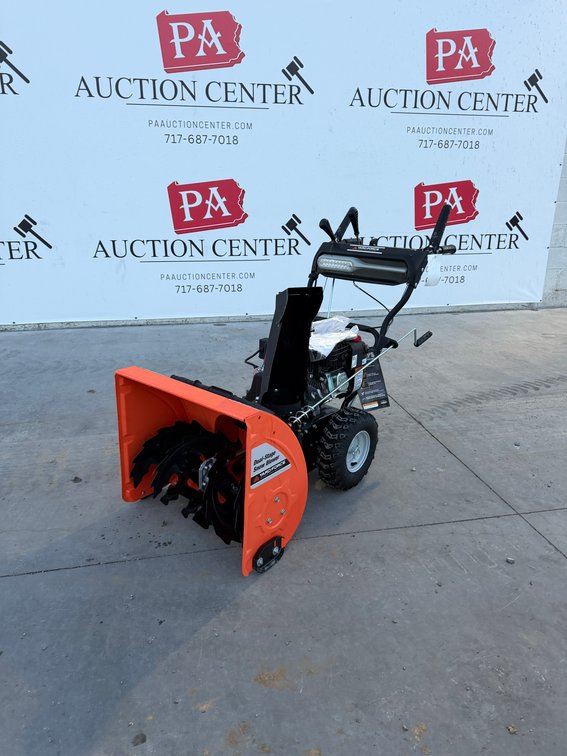 New 24" Dual Stage Walk Behind Snow Blower