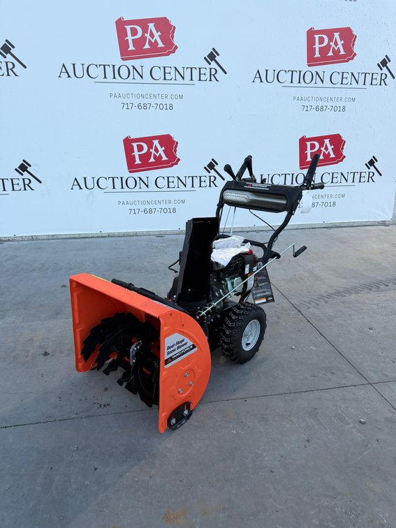 New 24" Dual Stage Walk Behind Snow Blower