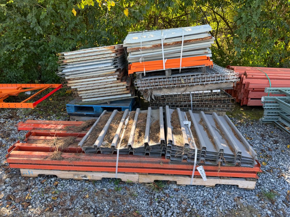 Skid Lot Of Pallet Racking Accessories