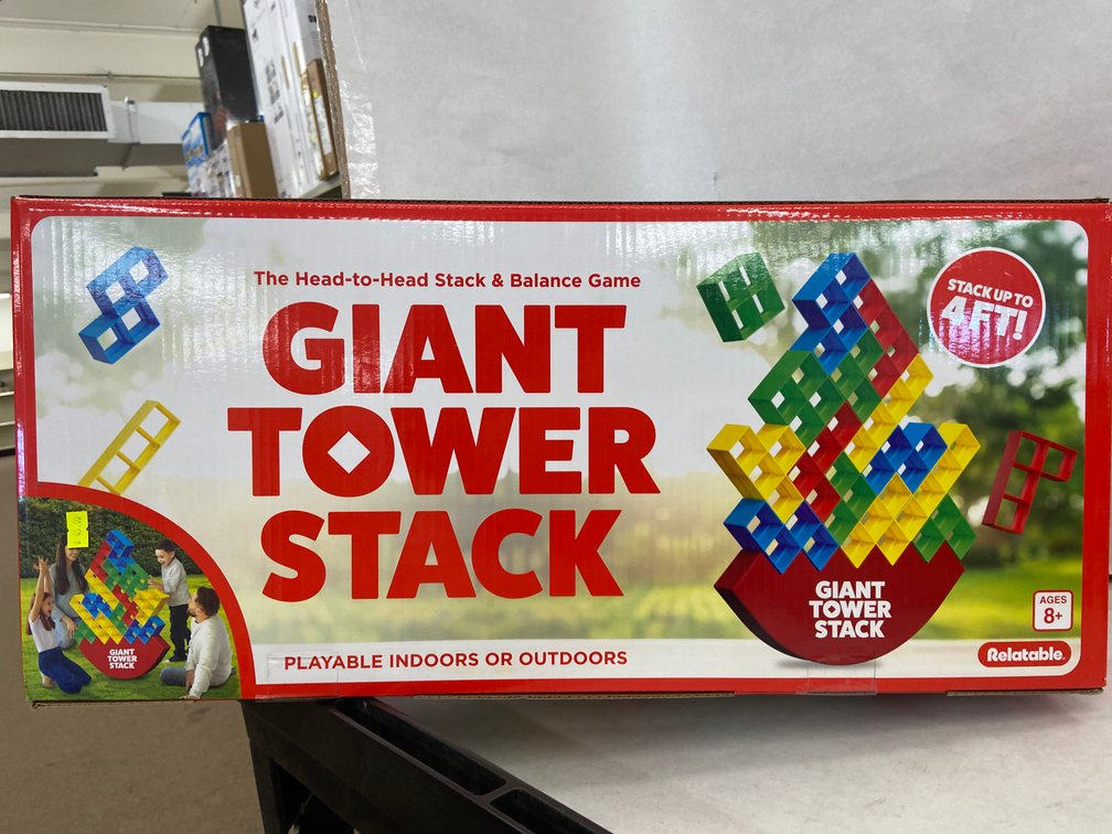 Giant 4ft Tower Stack Game