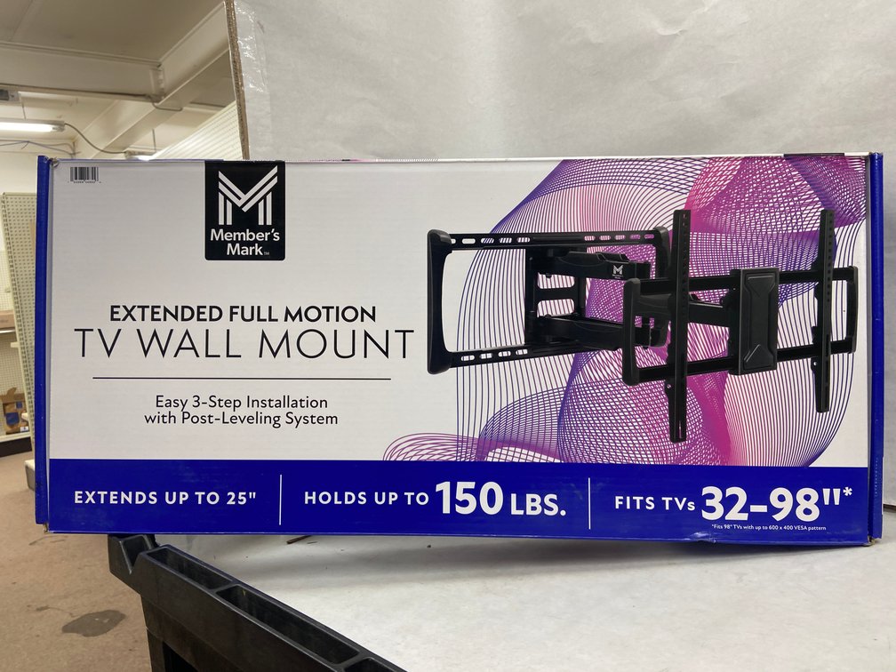 Members Mark 32"-98" Full Motion Tv Wall Mount