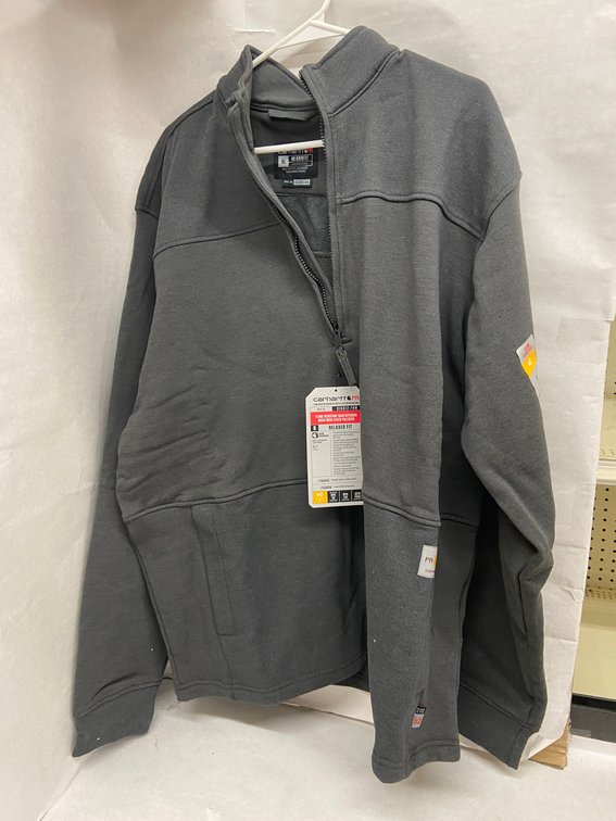 Carhartt Flame Resistant Mock Neck Fleece Pullover-XL