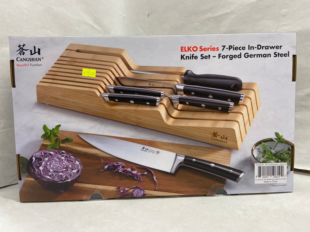 Cangshan 7pc Elko Series In Drawer Knife Set