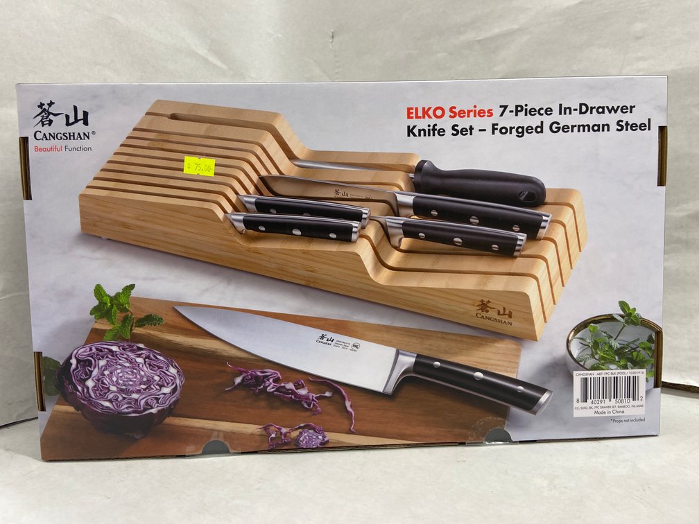 Cangshan 7pc Elko Series In Drawer Knife Set
