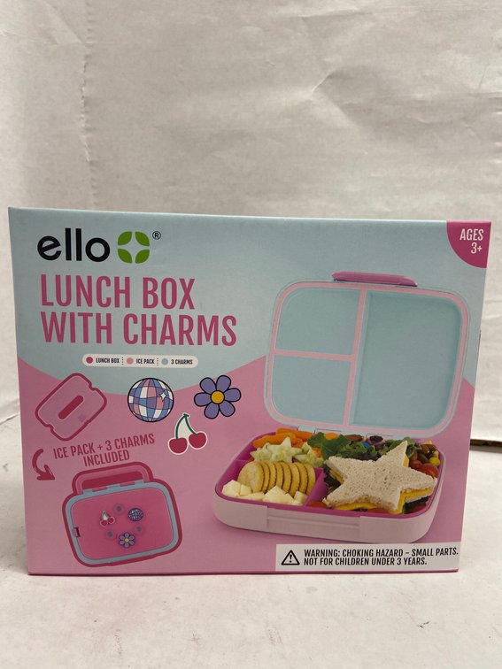 (2x Bid)Ello Lunch Box W/ Charms