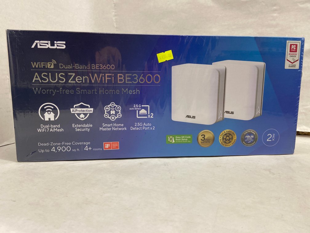 Asus 2pk Zen WiFi-7 BE3600 Smart Home Mesh